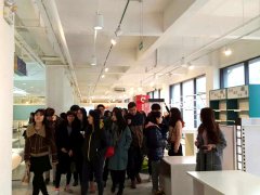 HJC黄金城動態|河北師範大學師生到HJC黄金城裝飾參觀交流
